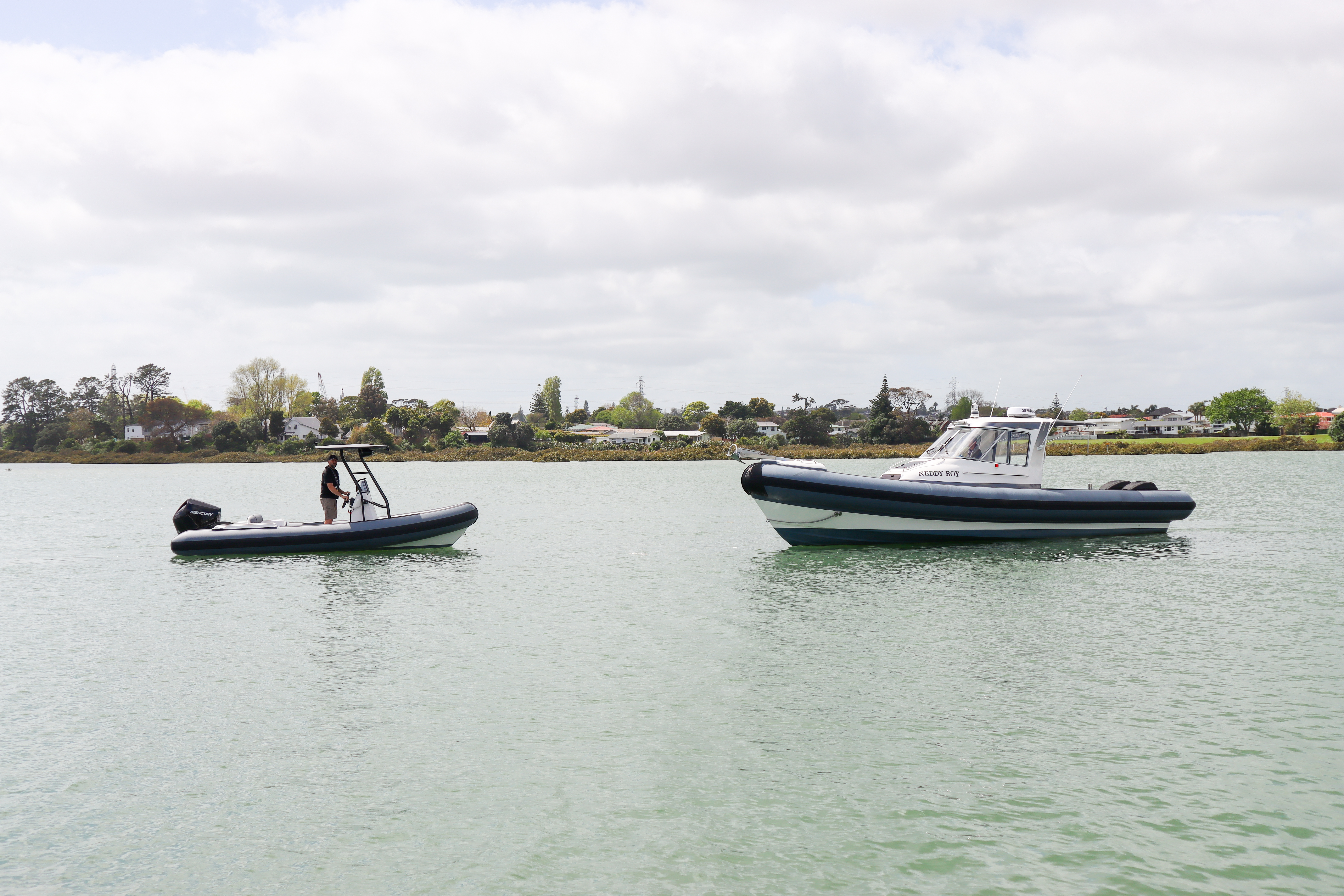 Two RIB refurbishments, one proud owner.